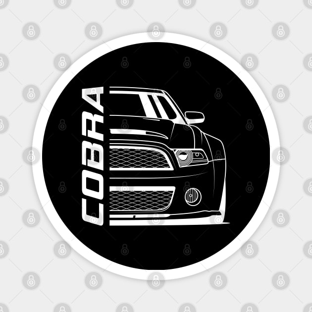 Front Racing Stang Cobra GT 500 Magnet by GoldenTuners